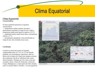 Diversidade Climática Mundial