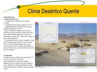 Diversidade Climática Mundial