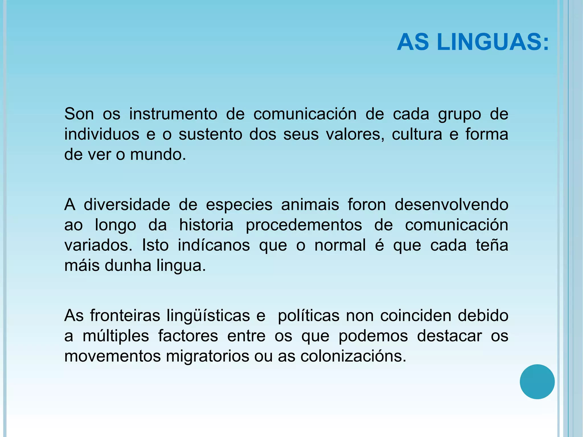 Diversidade linguistica | PPT