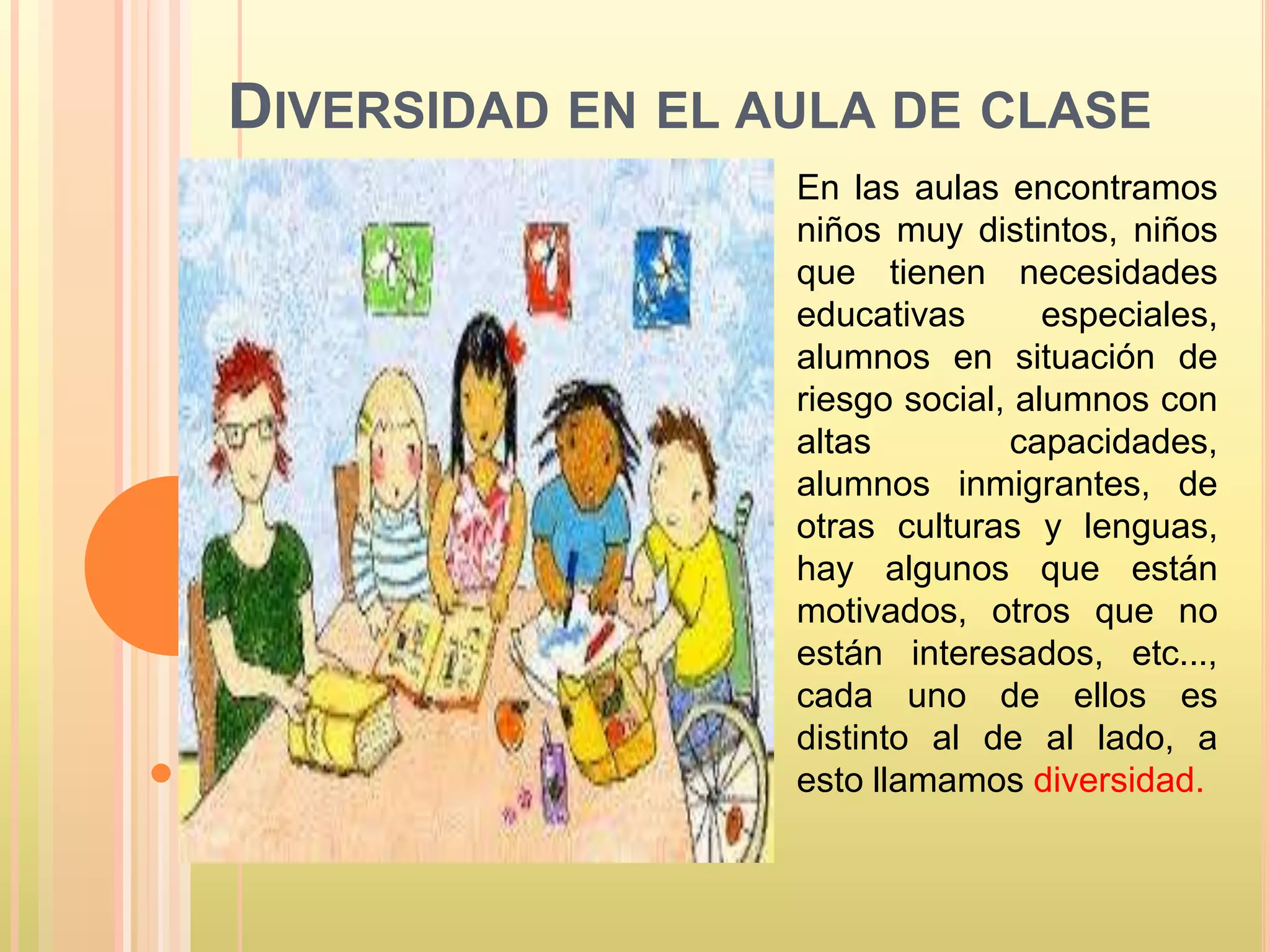 Diversidad en el aula | PPTX