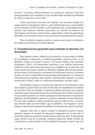 Diversidad en el aula | PDF