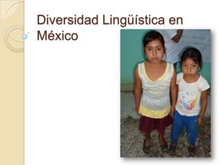 Diversidad Lingüística en
México
 