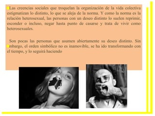 InvestigaciónINVESTIGACIONConociendo ya la definición de antropología urbana podemos desarrollar el tema de diversidad sexual, que nos muestra los diferentes tipos de sexualidad que existen en el mundo, así como las características de algunos no muy conocidos.Existen muchos tipos de diversidad sexual, algunos muy conocidos, como la homosexualidad, la bisexualidad, etc. Los cuales trataremos mas adelante.