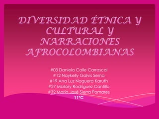 #03 Daniela Calle Carrascal
  #12 Naykelly Galvis Serna
 #19 Ana Luz Noguera Karuth
#27 Mallory Rodríguez Cantillo
#32 María José Sierra Pomares
             11ºC
 