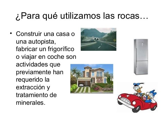 Diversidad y utilidad de las rocas
