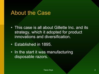 Diversification Of Gillette | PPT