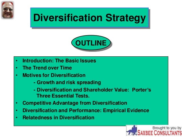 Diversification strategy in marketing management