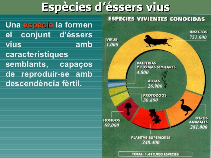 Resultat d'imatges de especie essers vius