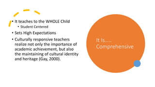 Culturally Responsive Teaching Module 3 | PPTX