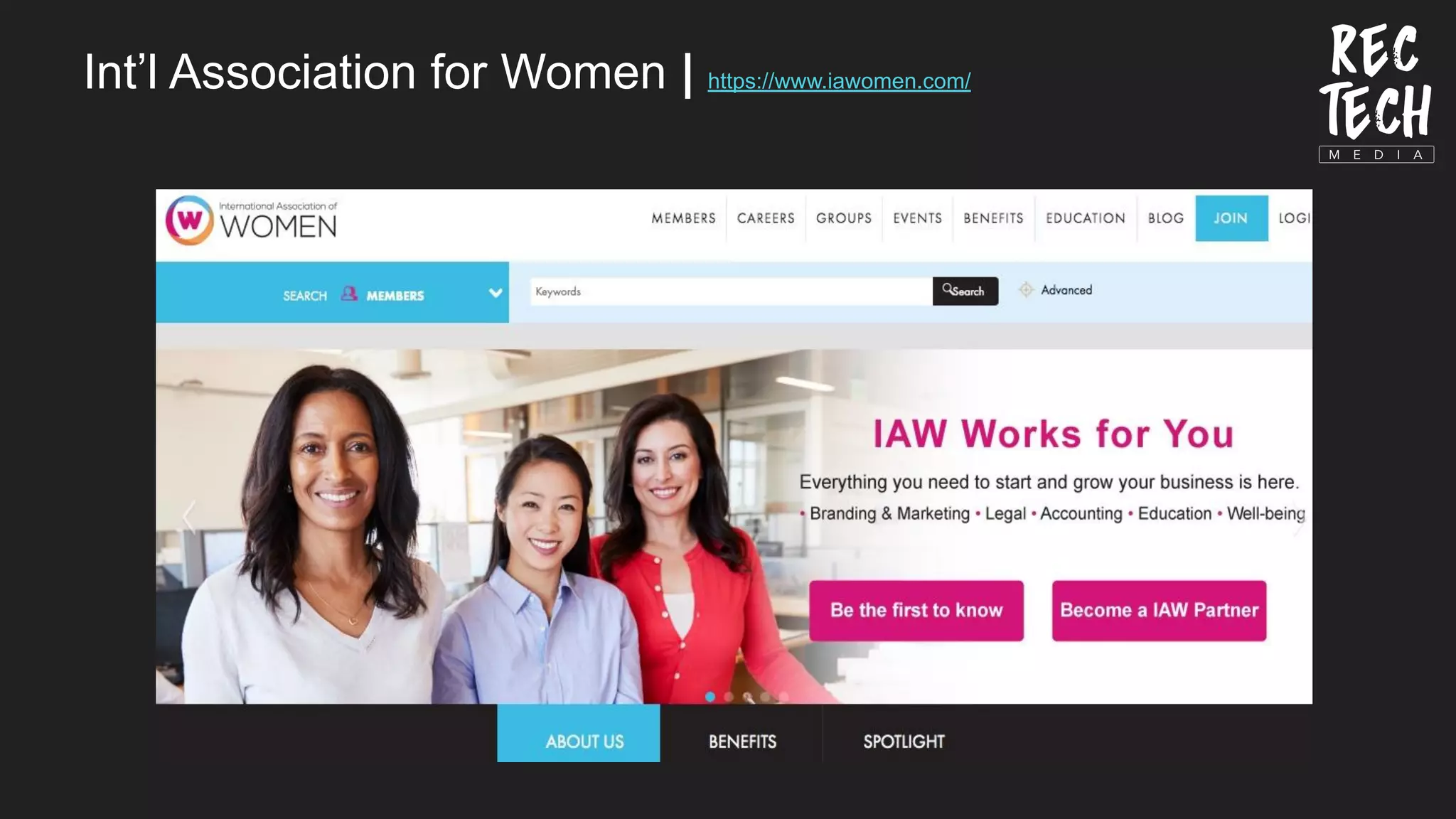 Int’l Association for Women | https://www.iawomen.com/
 