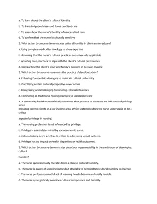 cultural and community Diversity 2024.docx