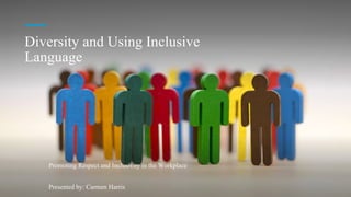 Diversity and Inclusion Educational PowerPoint | PPTX