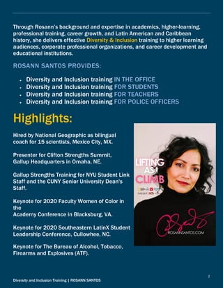 Diversity and Inclusion Training for an Inclusive Workplace | PDF