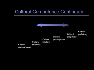 Cultural Competence Continuum 