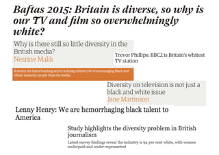 How diverse are the stories we watch?