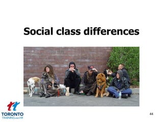 Social class differences 
44 
 