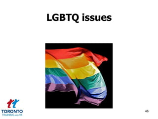 LGBTQ issues 
46 
 