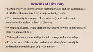 ➢ Diversity is at the heart of our business.
➢ We strive to create a work environment that provides all our
associates equ...