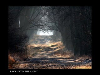 back into the light
 