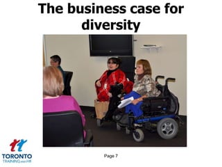 Page 7
The business case for
diversity
 