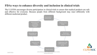 Diversity and Inclusion in Clinical Trials: A Roadmap for Change | PPTX