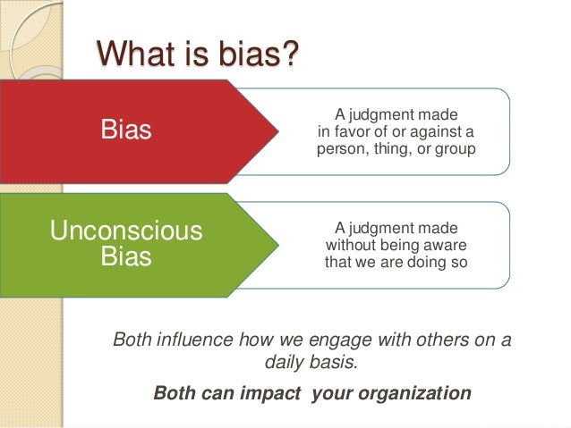 affinity bias affinity bias