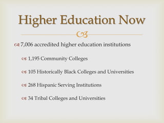 Diversity in higher education | PPTX