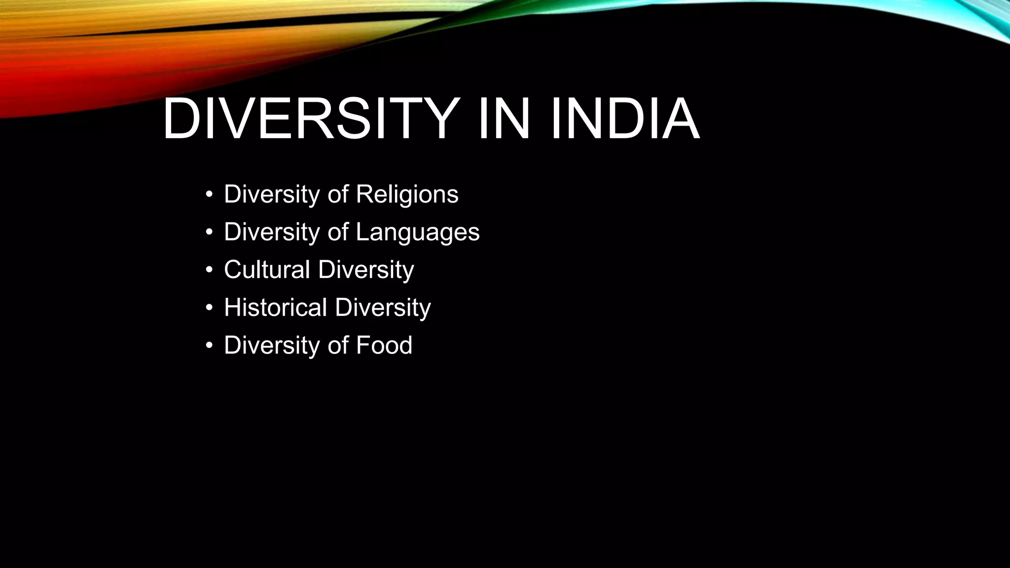 Diversity in india | PPTX