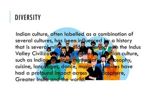 Diversity in India to show the diverse culture.pptx