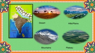Diversity in India in terms of culture, food, dresses | PPTX