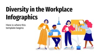 Diversity in the Workplace
Infographics
Here is where this
template begins
 