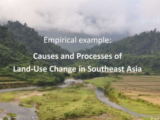 Diversity of land use trajectories and implications for redd+
