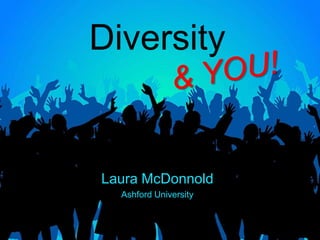 Diversity & YOU! Laura McDonnold Ashford University 