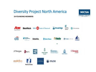 Diversity Project North America
24 FOUNDING MEMBERS
 