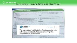 Inequalityis embedded and structural
 