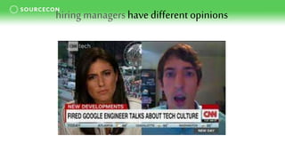 hiring managershave different opinions
 