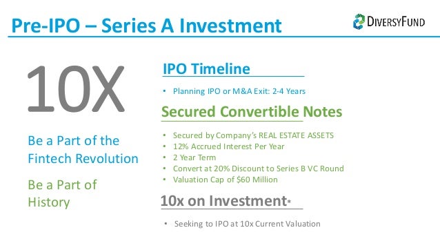 Pre ipo convertible note