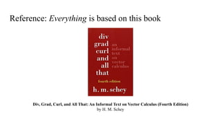 div, grad, curl, and all that - a review | PDF