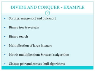 Divide and conquer - Quick sort | PPT