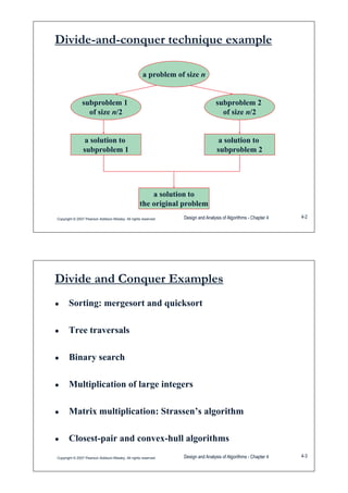 Divide and conquer | PDF | Programming Languages | Computing