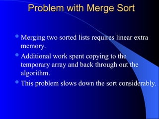 In-Depth Exploration of Divide and Conquer with Merge Sort Algorithm | PPT