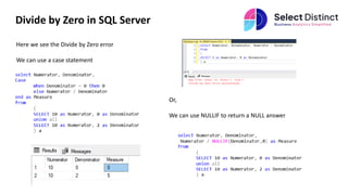 Divide by Zero Errors | PPT