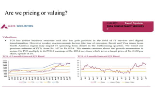 Are we pricing or valuing?
 