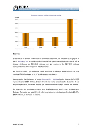 Dividendos Anual 2008
