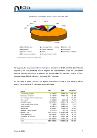 Dividendos Anual 2008
