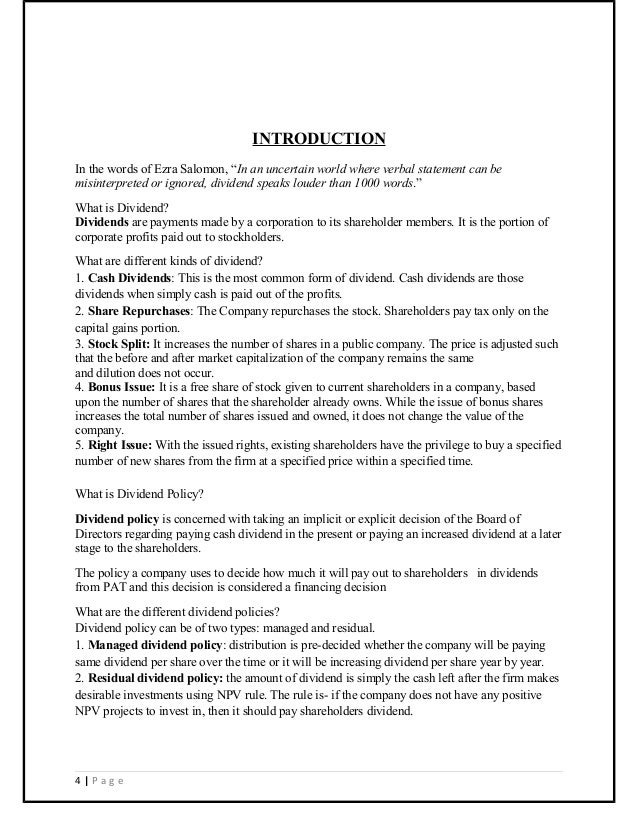 Dividend policy of coca-cola company picture