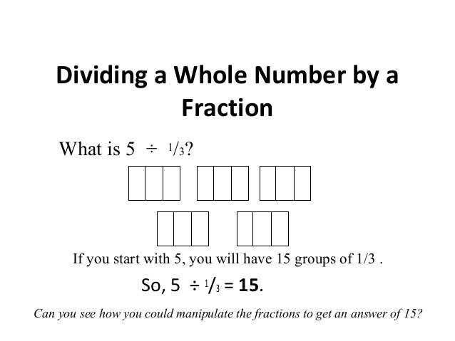 Dividing Fractions