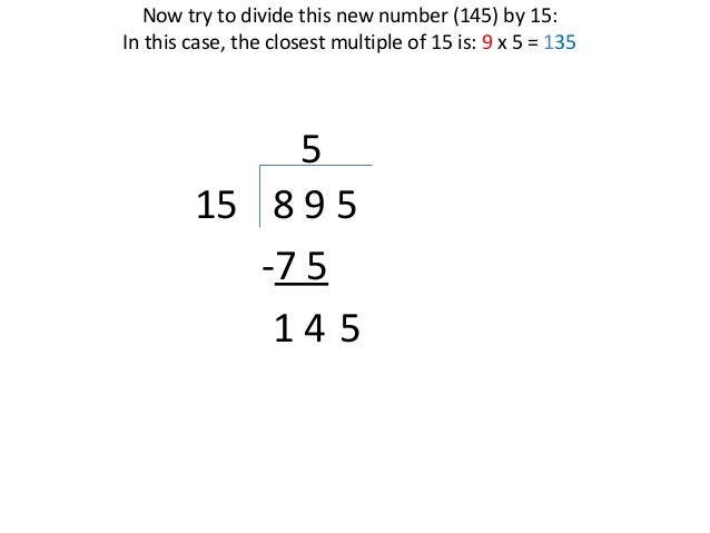 Dividing A 3 Digit Number By A 2 Digit Number