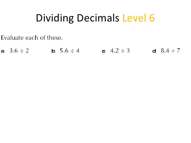 Dividing decimals 2 lessons