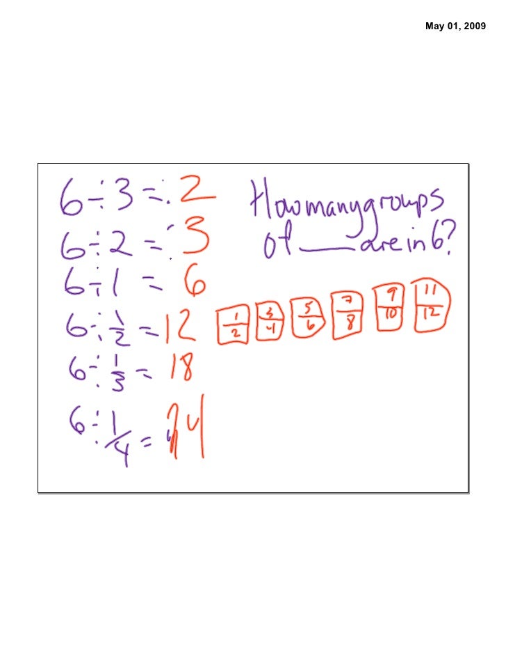 Dividing Fractions 1